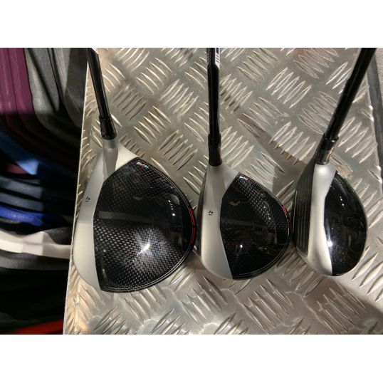 M4 Driver, M4 3HL Wood and M4 4 Hybrid Left 10.5 Regular Atmos Red 16.5 Degree Atmos Red 22 Degree Atmos Red (Used - Excellent)