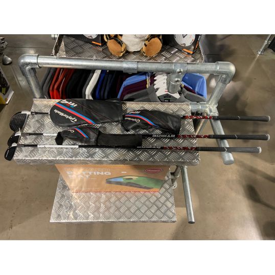 M4 Driver, M4 3HL Wood and M4 4 Hybrid Left 10.5 Regular Atmos Red 16.5 Degree Atmos Red 22 Degree Atmos Red (Used - Excellent)