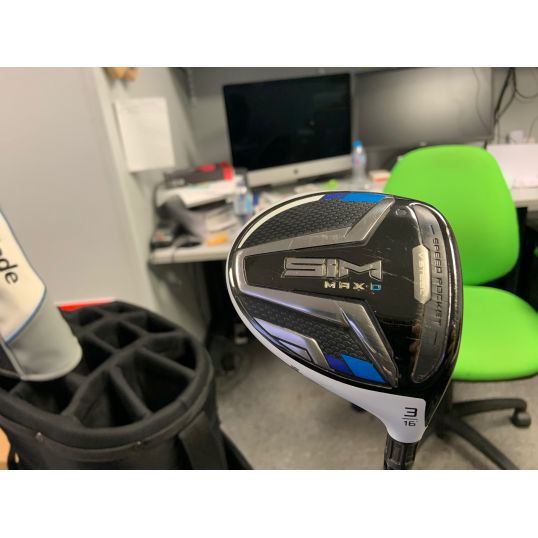 SIM Max-D Fairway Wood Right 3 Wood-16 Degree Regular UST Helium 5F3 (Used - Very Good)