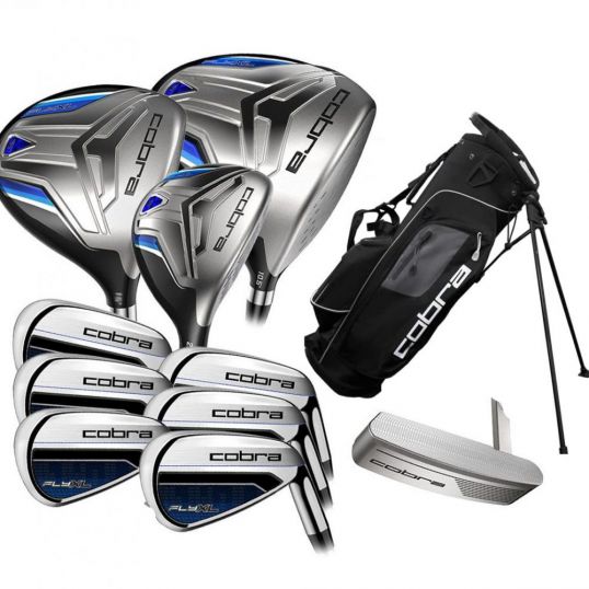 Fly XL 11 Piece Mens Package Set Stand Bag Graphite/ Steel Shafts 2024