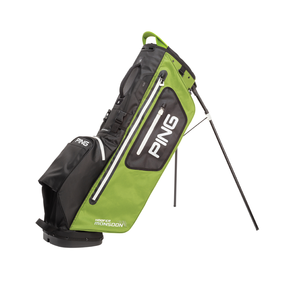 Product Image for Hoofer Monsoon 201 Stand Bag Olive/Black