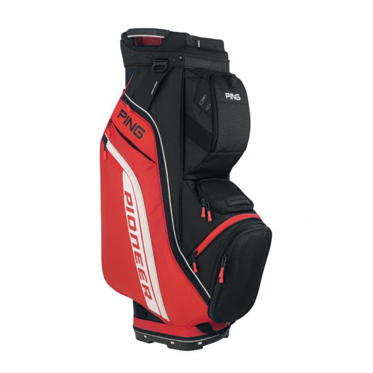 Pioneer 214 Cart Bag Red/Black