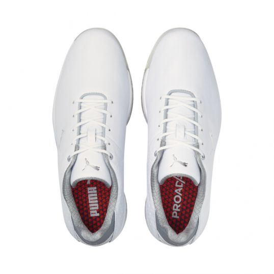 PROADAPT AlphaCat Leather Mens Golf Shoe White/Silver