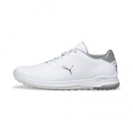 PROADAPT AlphaCat Leather Mens Golf Shoe White/Silver