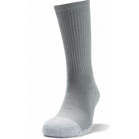 Heatgear Crew Socks 3 Pack Grey/White/Black