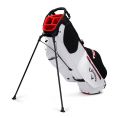 Fairway C HD Double Strap Stand Bag Black/White/Fire