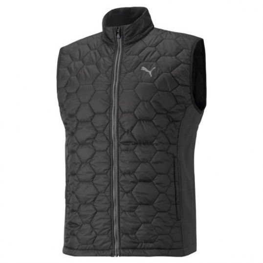 Cloudspun Quilted Warm Vest Mens Small Black