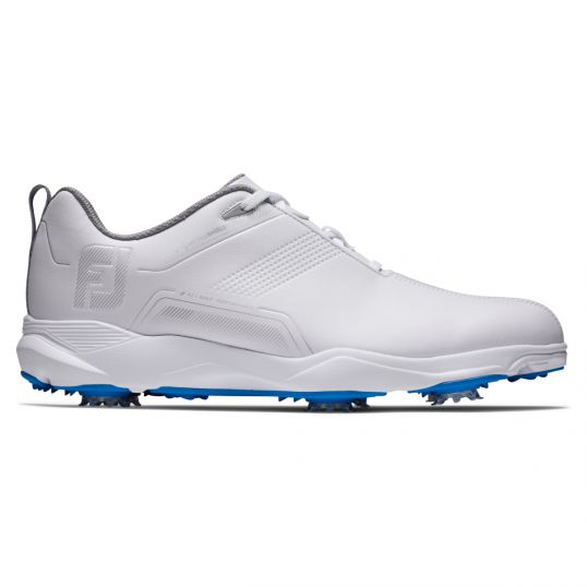 eComfort Mens Golf Shoes Mens UK 10 Standard White/Grey