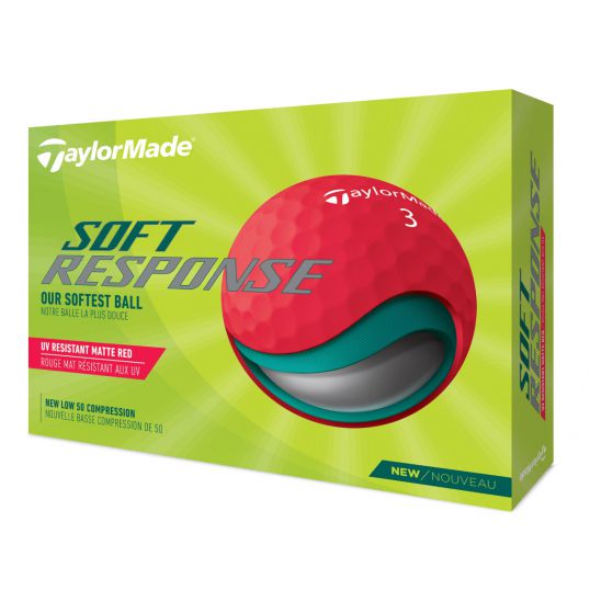 Soft Response Red Golf Balls