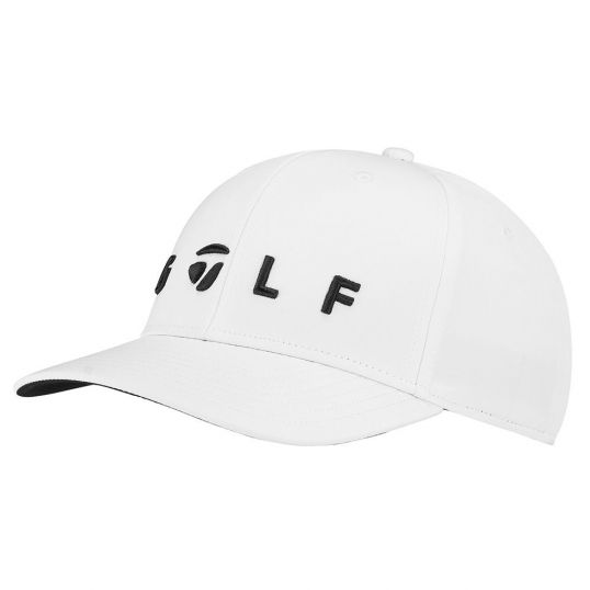 Lifestyle Golf Logo Hat Mens Adjustable White