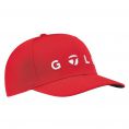 Lifestyle Golf Logo Hat Mens Adjustable Red