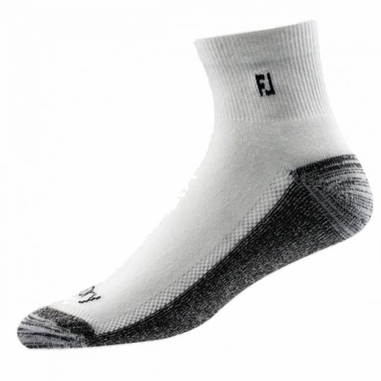 ProDry Men's Quarter Socks White