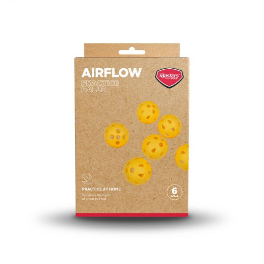 Airflow XP Practice Balls Yellow 6 Pack