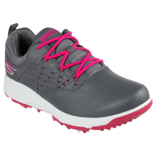 Pro2 Ladies Golf Shoes Charcoal/Pink