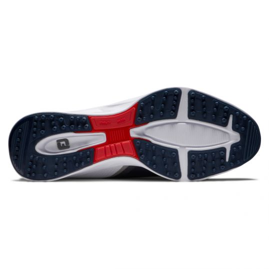 FJ Fuel Mens Golf Shoes Navy/White/Red