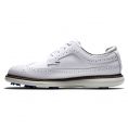 FJ Traditions Mens Golf Shoes White Wing Tip