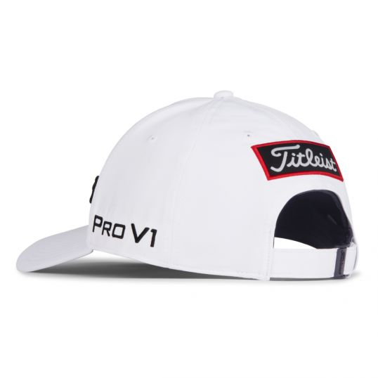 Tour Performance Golf Hat Mens Adjustable White/Black