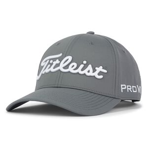 Tour Performance Golf Hat Mens Adjustable Grey/White