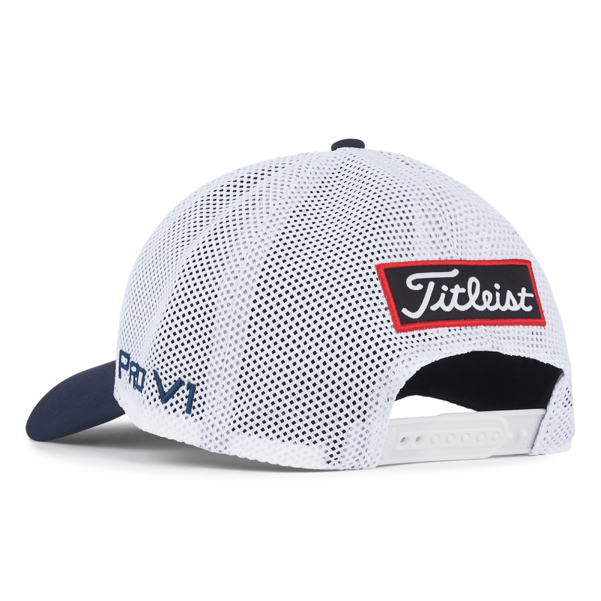 Product Image for Tour Performance Mesh Golf Hat Mens Adjustable Navy/White