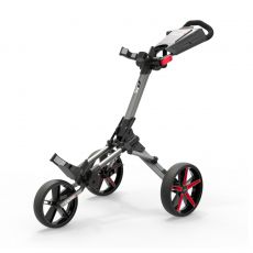 Micra Push Trolley Gun Metal/Red