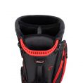 Players 4 Carbon Stand Bag Black/Black/Red