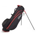 Players 4 Carbon Stand Bag Black/Black/Red