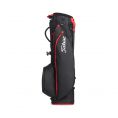 Players 4 Carbon S Stand Bag Black/Black/Red