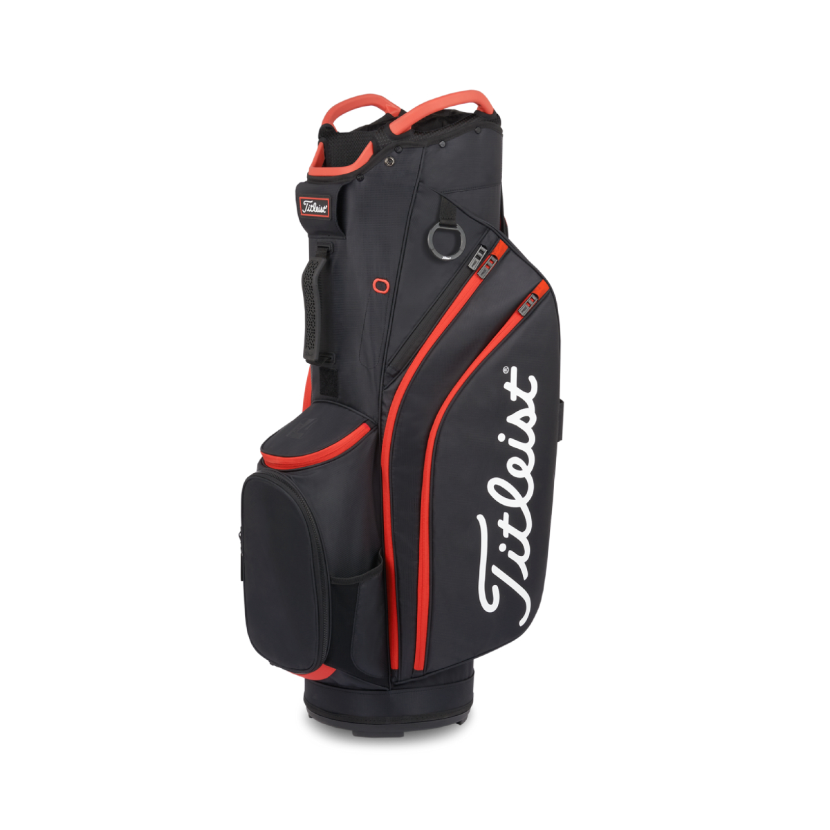 Product Image for Titleist Cart 14 Golf Bag Black/Black/Red