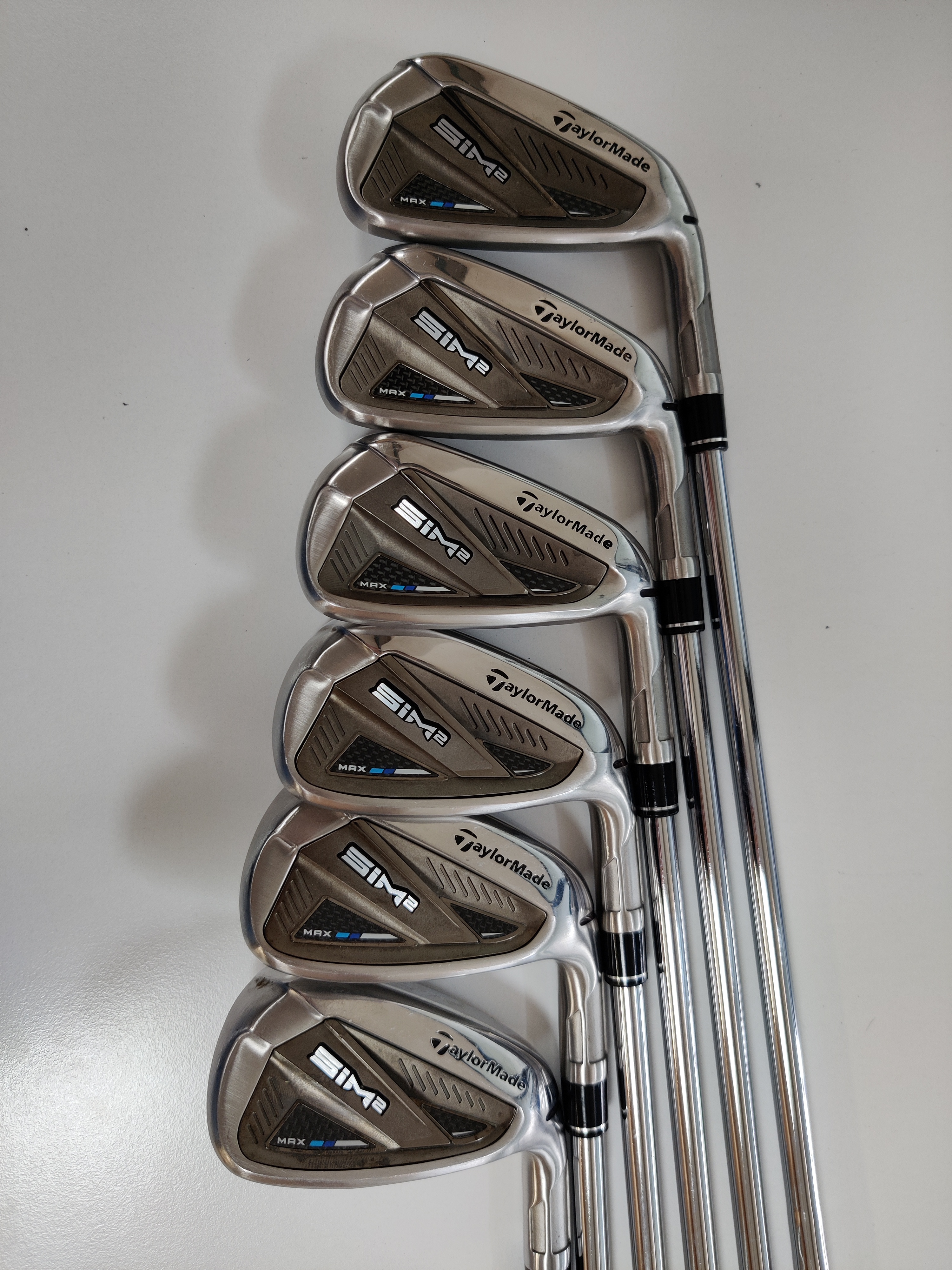 TaylorMade SIM2 Max 6 Iron - Steel Shaft KBS Max 85 Regular Flex, Game Improvement Iron With Cap Back Design