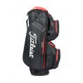 Cart 15 StaDry Golf Bag Black/Black/Red