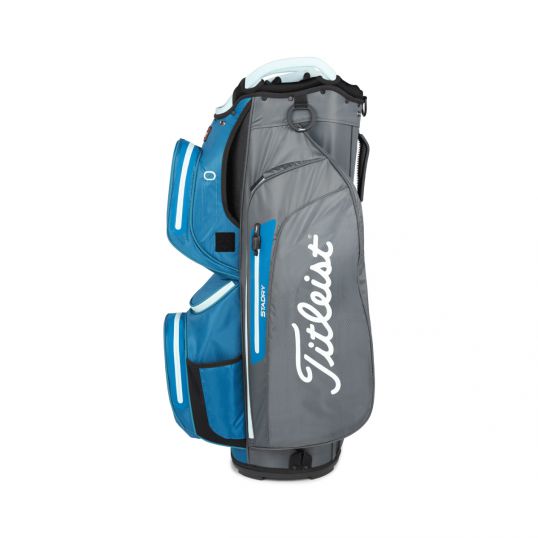 Cart 15 StaDry Golf Bag Charcoal/Lagoon/Sky