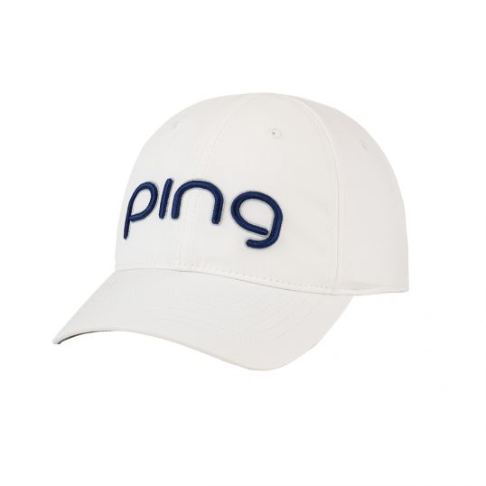 Tour Delta Ladies Cap Ladies Adjustable White/Navy