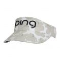 Tour Sport Ladies Visor Ladies Adjustable White/Hibiscus