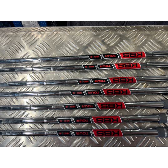 TaylorMade P770 Irons Steel Shafts Right Stiff KBS Tour 120