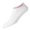 ProDry Ladies Sportlet Argyle Socks White/Pink