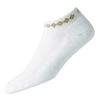 ProDry Ladies Sportlet Argyle Socks White/Driftwood