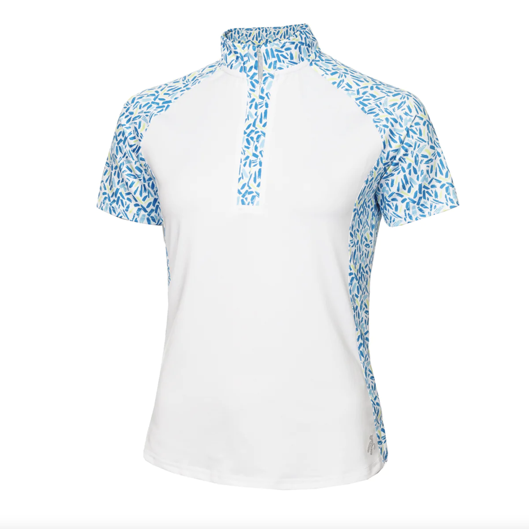 Product Image for Katie Zip Neck Printed Polo