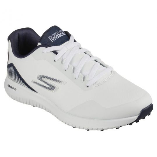 Skechers Go Golf Max 2 Arch Fit Mens Golf Shoes - White/Navy | Mens ...