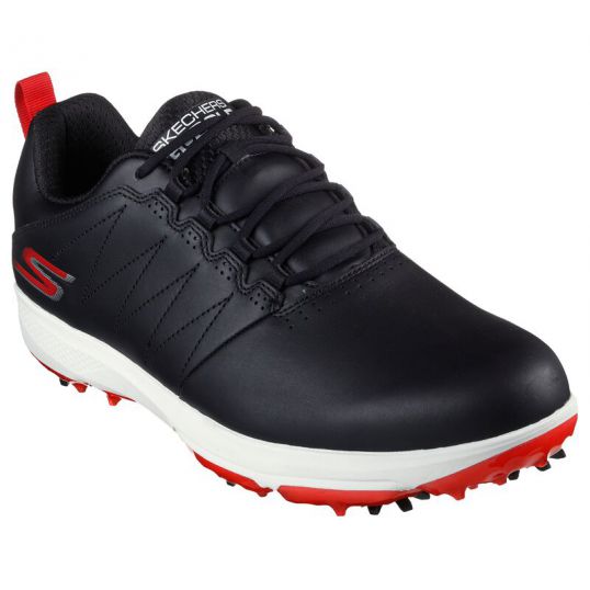 Go Golf Pro 4 Legacy Mens Golf Shoes - Black/Red
