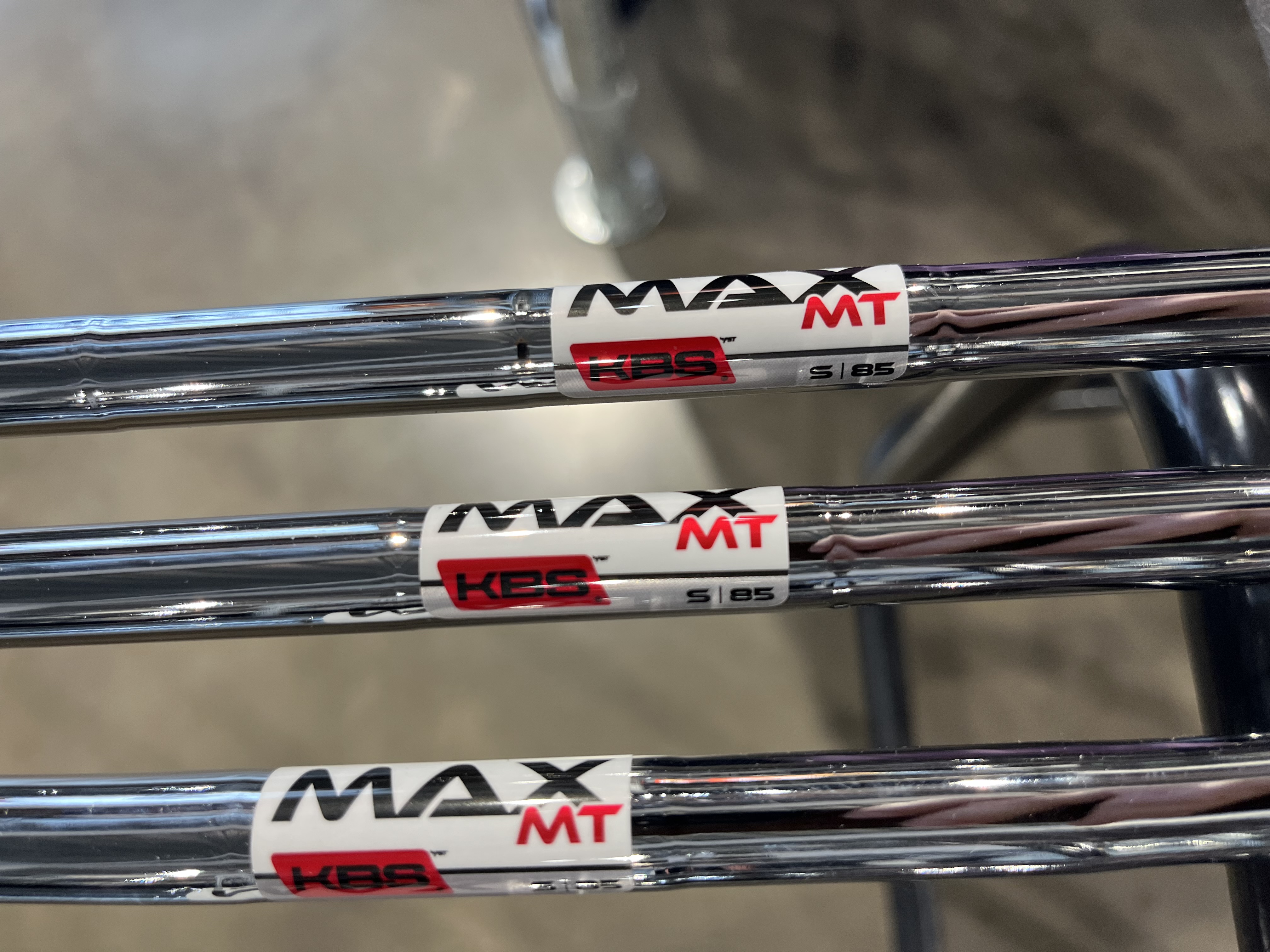 TaylorMade Stealth Irons Steel Shafts Right Stiff KBS Max MT