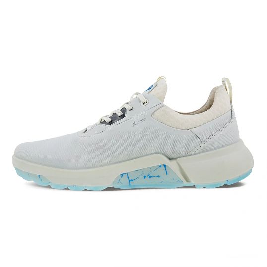 Biom Hybrid H4 GoreTex Mens Golf Shoes White/Light Blue
