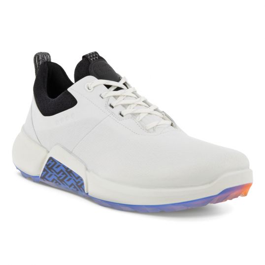 Biom Hybrid H4 GoreTex Mens Golf Shoes Mens 44 (10 UK) Variable Width White/Blue/Orange