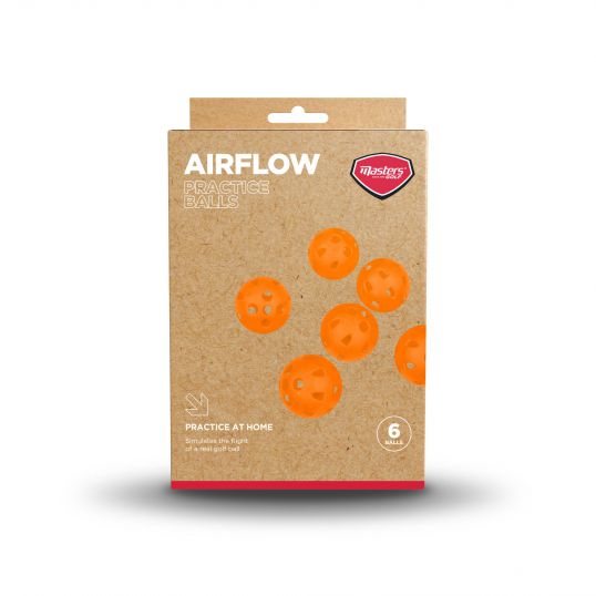 Airflow XP Practice Balls Orange 6 Pack