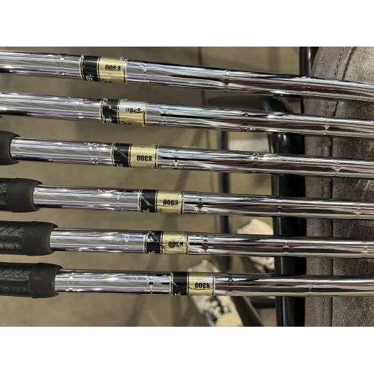 P730 Irons Steel Shafts Right Stiff True Temper Dynamic Gold 5-PW (Used - 3 Star)