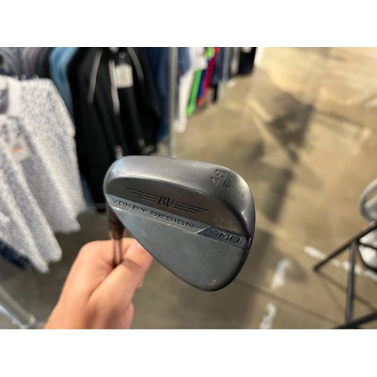 Vokey SM8 Jet Black Wedge Left 48 10 F-Grind Wedge Dynamic Gold Wedge (Used - 3 Star)