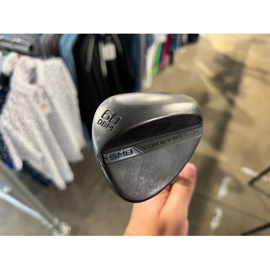 Vokey SM8 Jet Black Wedge Right 60 8 M-Grind Wedge Dynamic Gold Wedge (Used - 2 Star)
