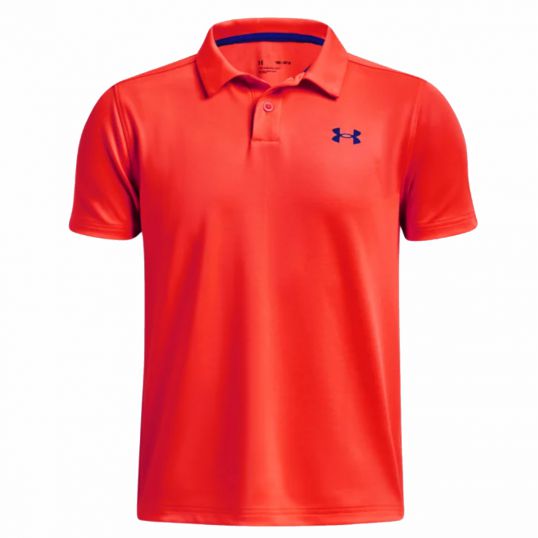 Boys Performance Polo Red