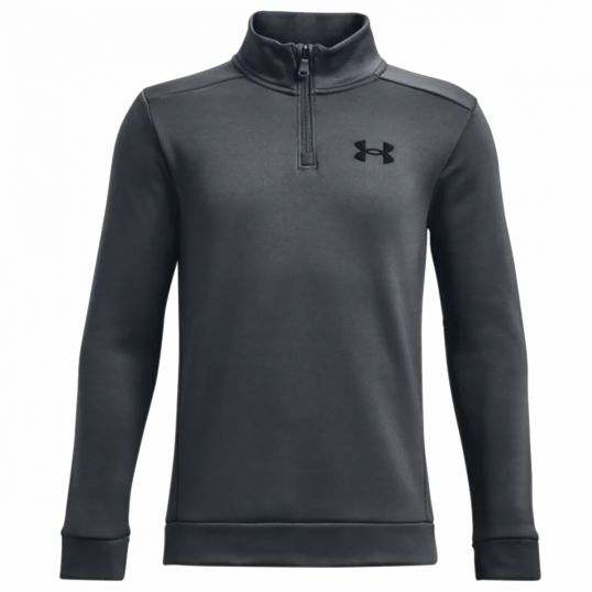 Boys Armour Fleece 1/4 Zip Grey