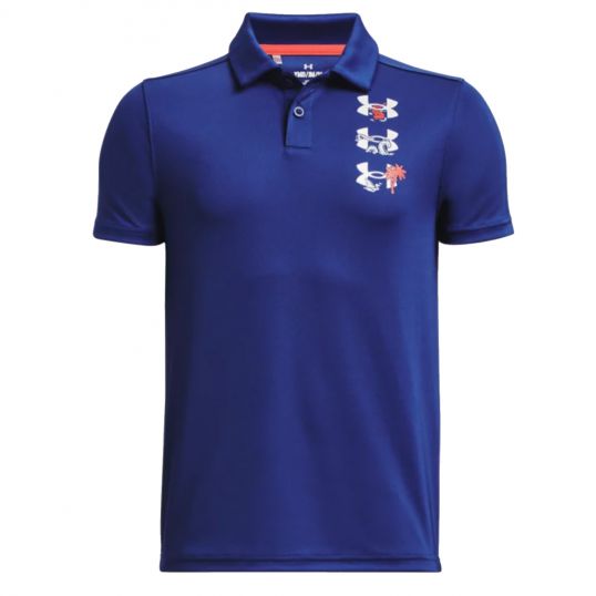 Boys Performance Paradise Graphic Polo Blue