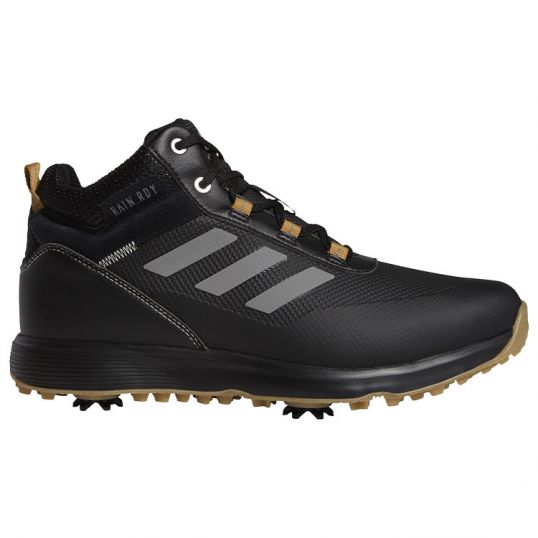 S2G Mid Cut Mens Golf Shoes Black/Grey/Mesa